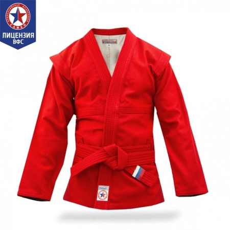 Купить Куртка для самбо "Атака" ВФС (подкладка, пояс)  р 36-48 в Котельниках 