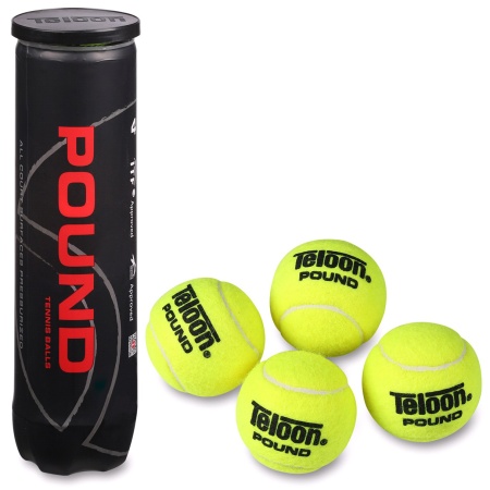 Купить Мяч для большого тенниса Teloon 828Т Р4  (4 шт) в Котельниках 